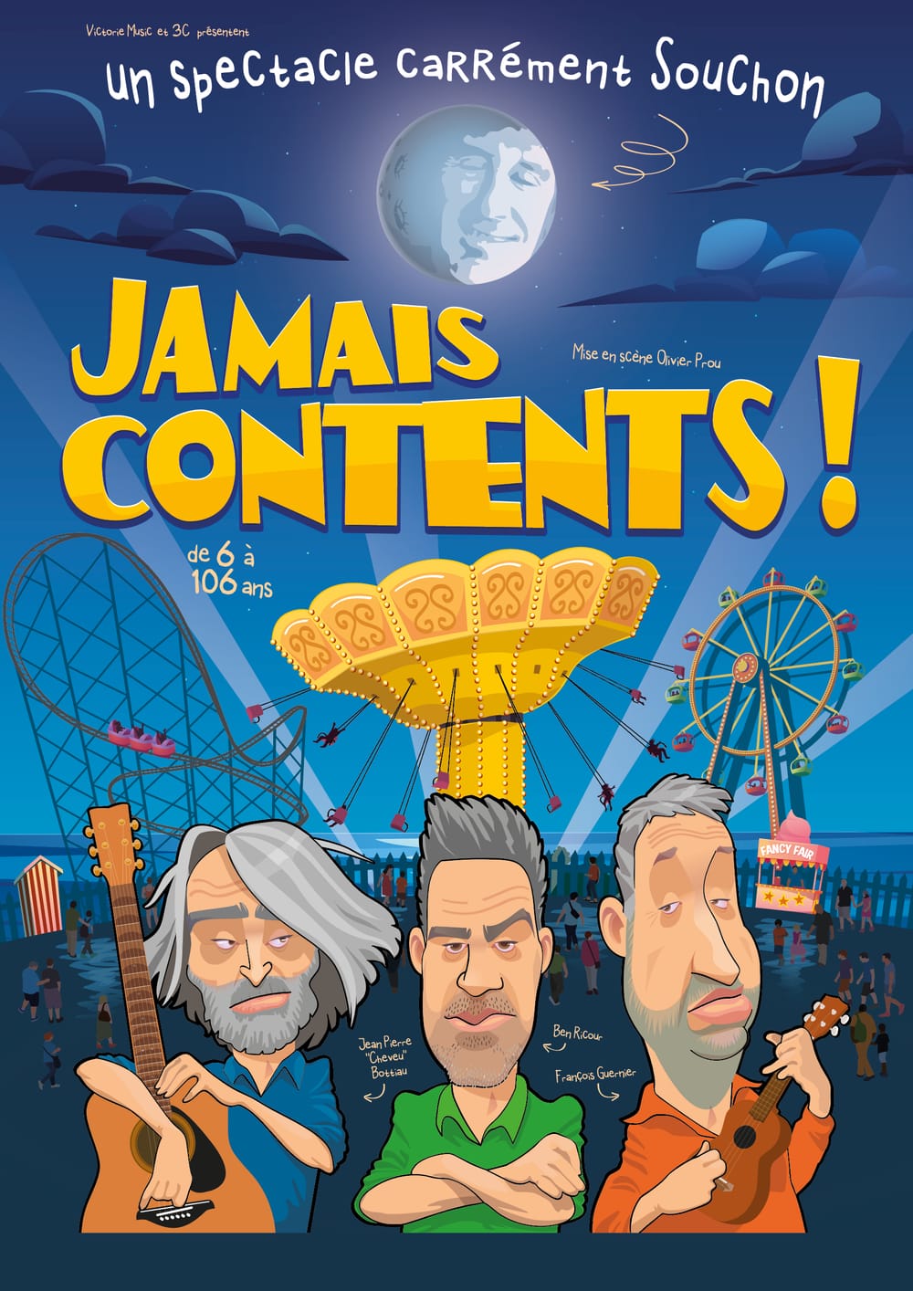 JAMAIS CONTENTS ! Un spectacle carrément Souchon Le 13 juil 2024